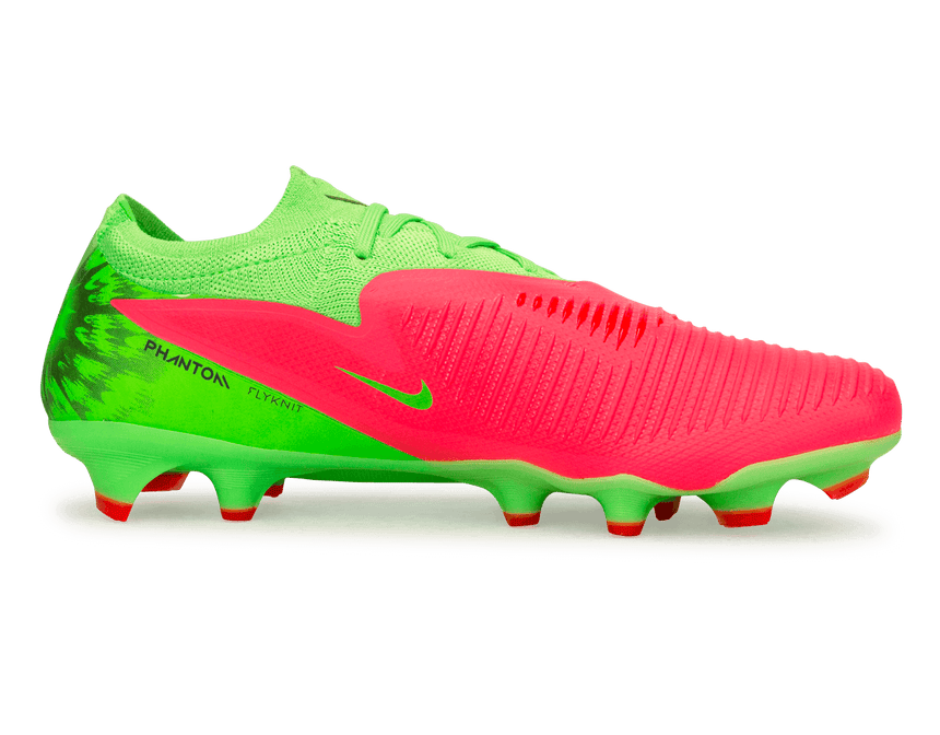 Nike Men's Phantom 6 Low Pro 'Erling Haaland' FG Hot Punch/Green Side