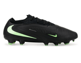 Nike Men's Phantom 6 Low Pro FG Black/Illusion Green