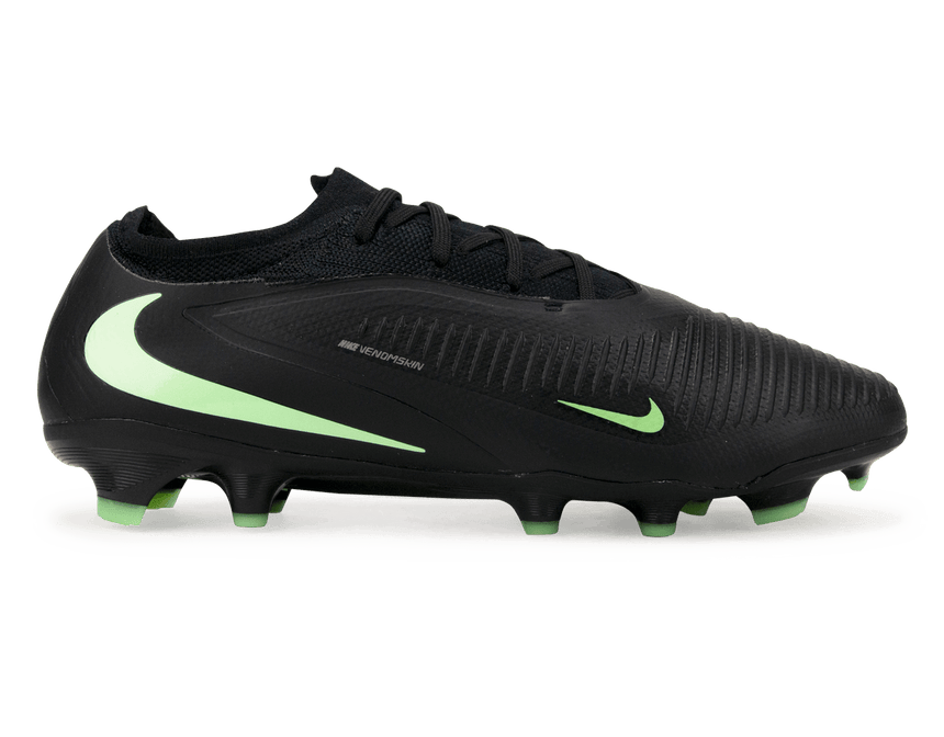 Nike Men's Phantom 6 Low Pro FG Black/Illusion Green