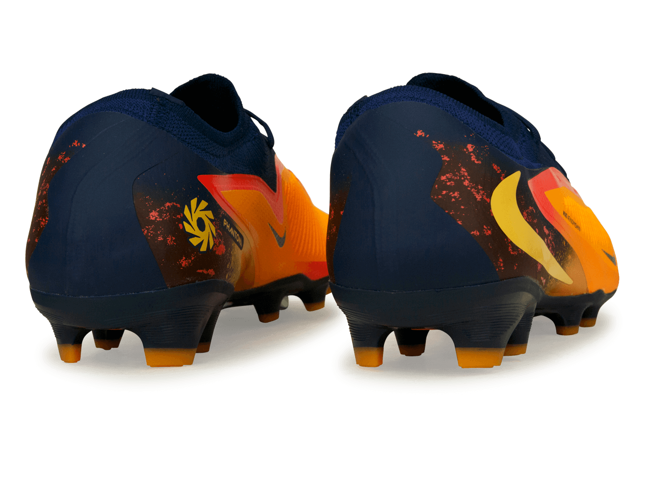 Nike Men's Erling Haaland Phantom 6 Low Pro FG Laser Orange/Lemon Rear