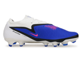 Nike Men's Phantom 6 Low Pro FG Racer Blue/Pink Blast Side