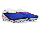 Nike Men's Phantom 6 Low Pro FG Racer Blue/Pink Blast Together