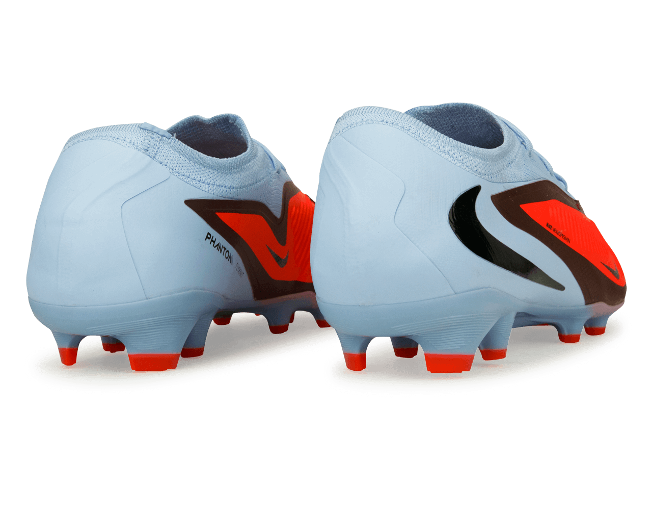 Nike Men's Phantom 6 Low Pro FG Royal Tint/Bright Crimson Rear