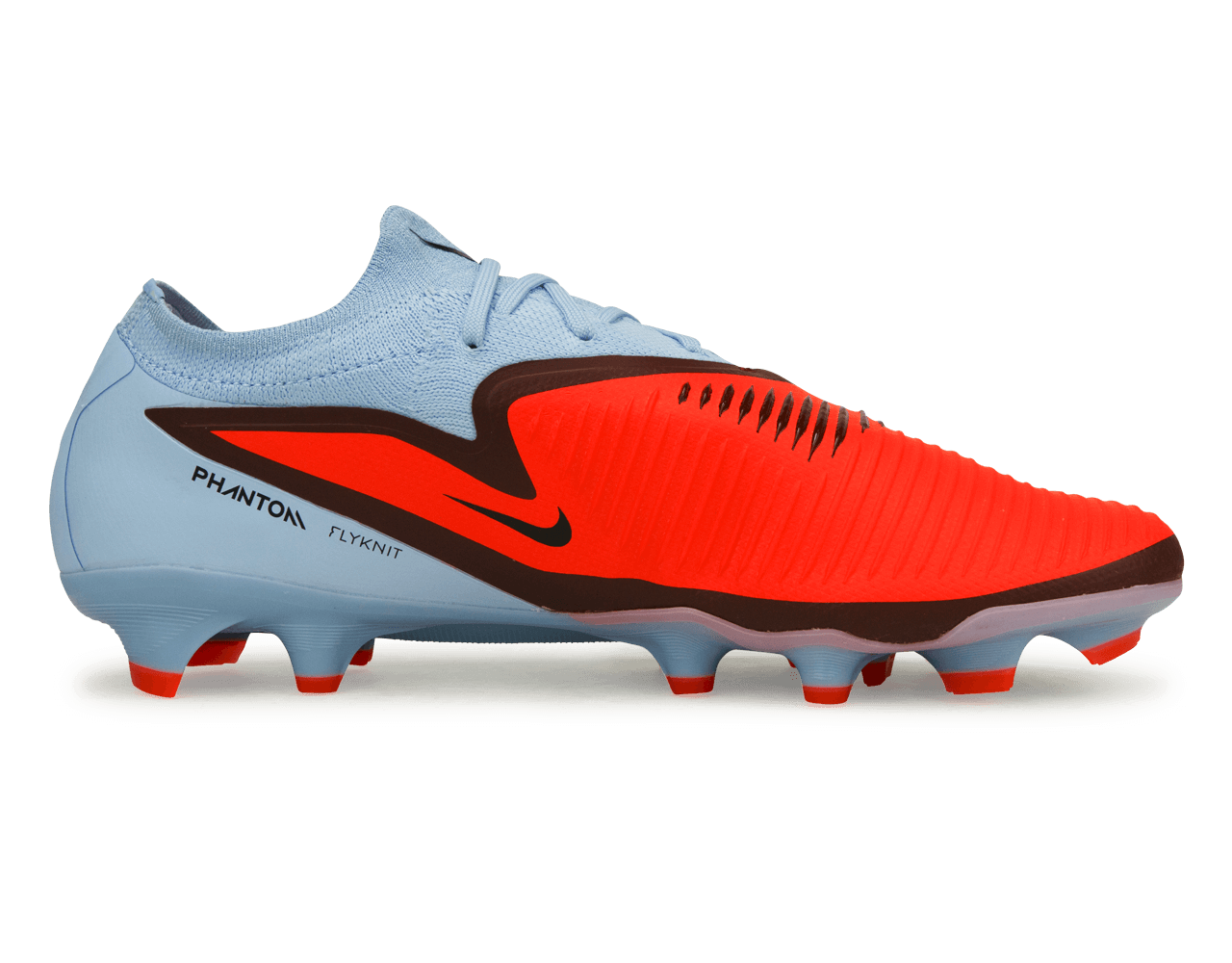 Nike Men's Phantom 6 Low Pro FG Royal Tint/Bright Crimson Side