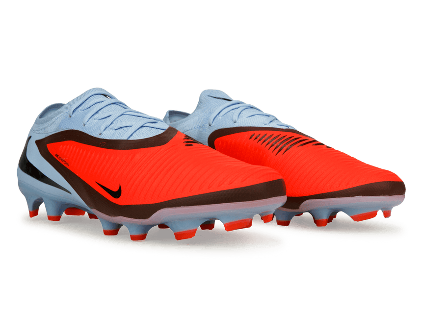 Nike Men's Phantom 6 Low Pro FG Royal Tint/Bright Crimson Together