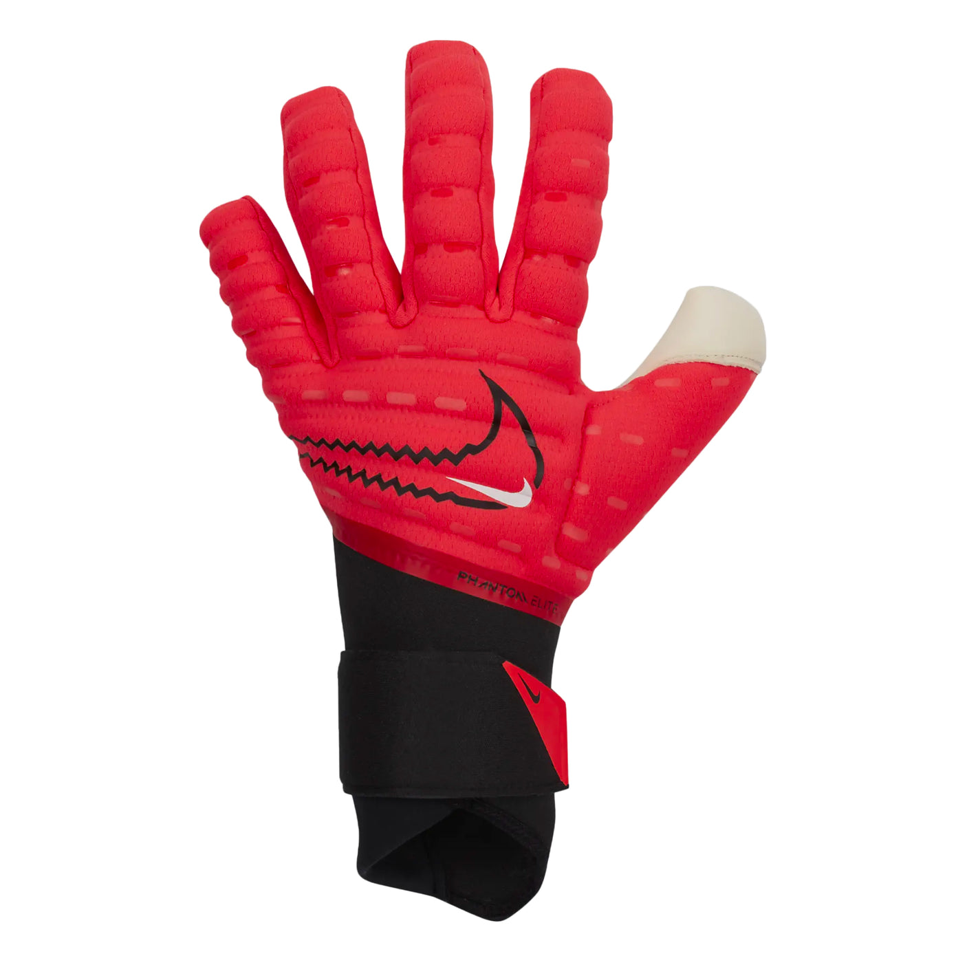 Nike Men's Phantom Elite Goalkeeper Gloves Bright Crimson/Black Front