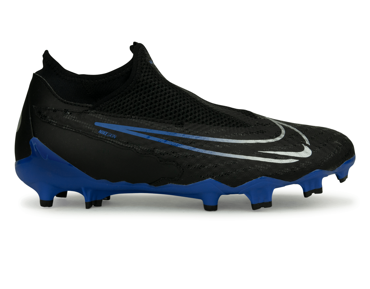 Nike Men's Phantom GX Academy DF FG/MG Black/Blue – Azteca Soccer