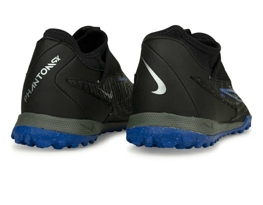 Nike Men's Phantom GX Academy DF TF Black/Blue Rear