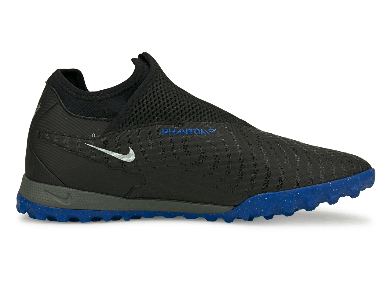 Nike Men's Phantom GX Academy DF TF Black/Blue – Azteca Soccer Nike Men's Phantom GX Academy DF TF Black/Blue – Azteca Soccer