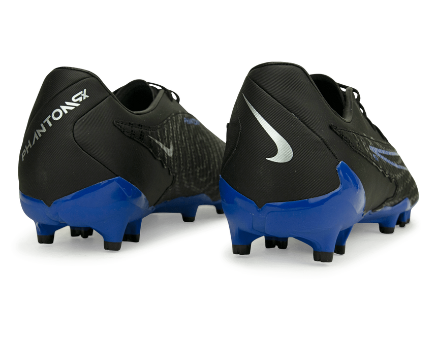 Nike Men's Phantom GX Academy FG/MG Black/Blue Rear