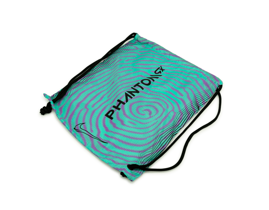 Nike Men's Phantom GX Elite DF FG Turquoise/Black/Purple Shoebag