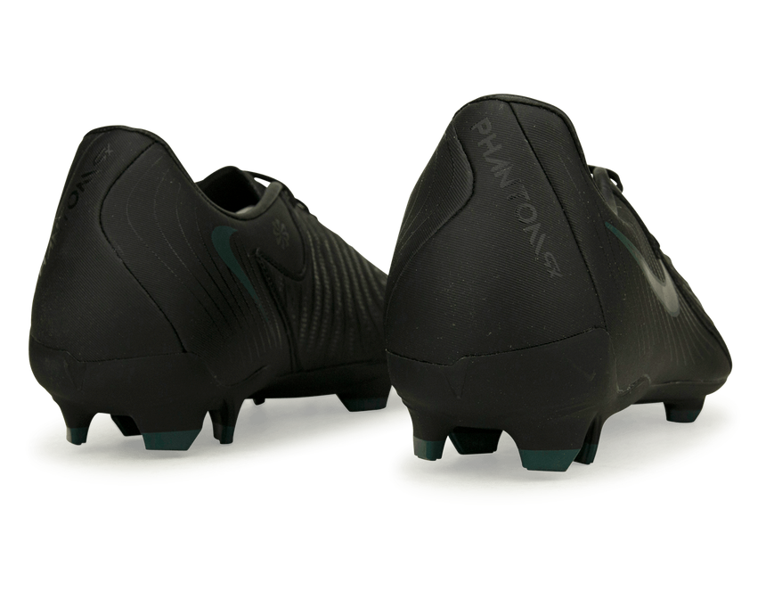 Nike Men's Phantom GX II Academy FG/MG Black/Deep Jungle Rear