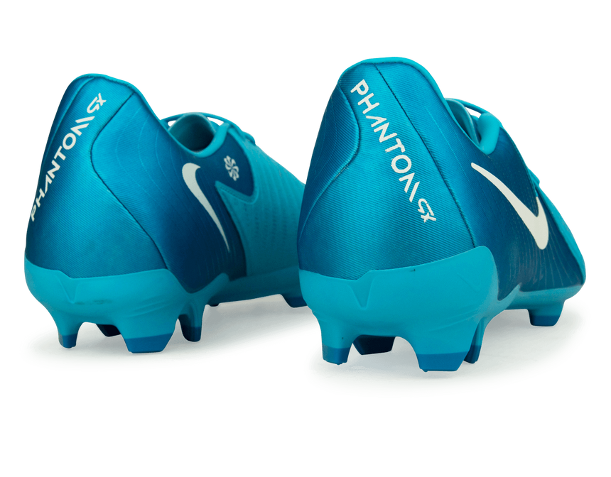 Nike Men's Phantom GX II Academy FG/MG Blue Fury/White Rear
