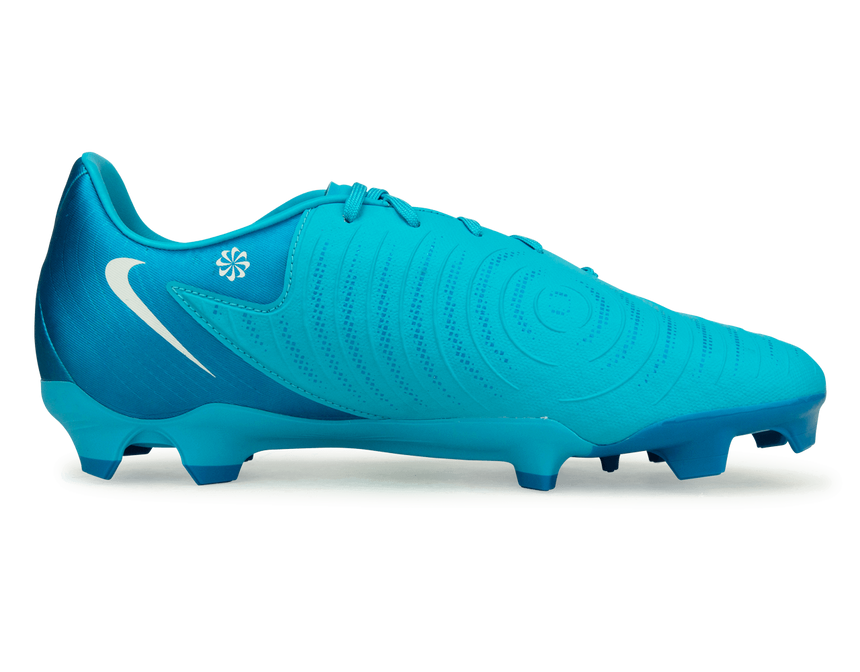 Nike Men's Phantom GX II Academy FG/MG Blue Fury/White Side
