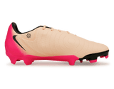 Nike Men's Phantom GX II Academy FG/MG Crimson Tint/Pink Blast Side