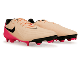 Nike Men's Phantom GX II Academy FG/MG Crimson Tint/Pink Blast Together