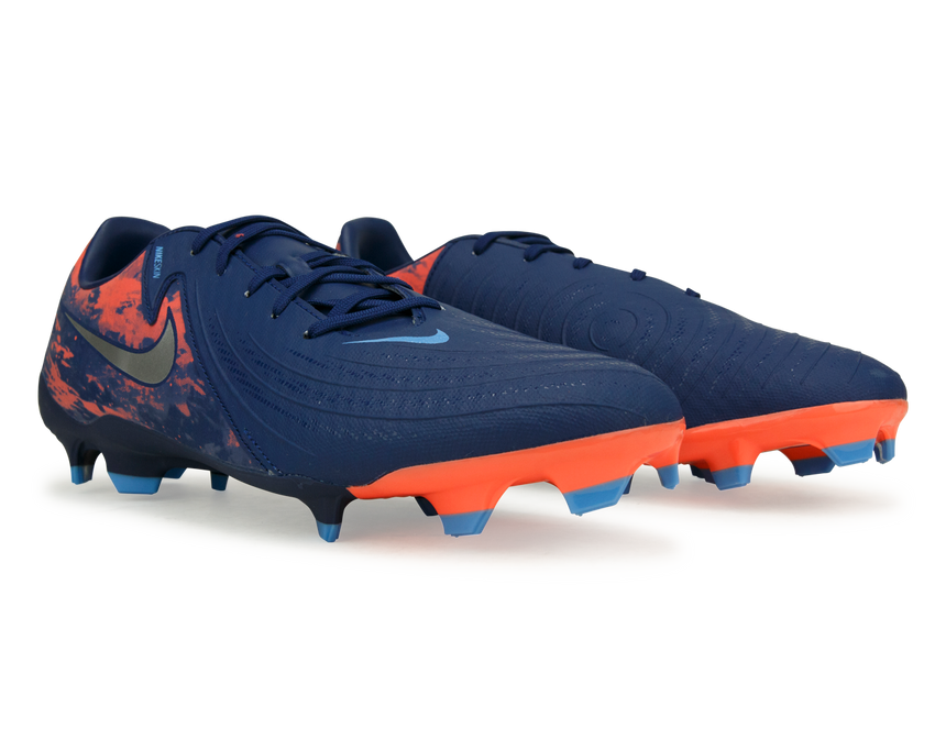 Nike Men's Phantom GX II Academy FG/MG Erling Haaland Blue Void/Chrome Together