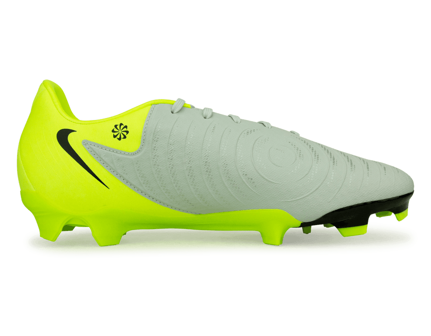 Nike Men's Phantom GX II Academy FG/MG Silver/Black/Volt Side