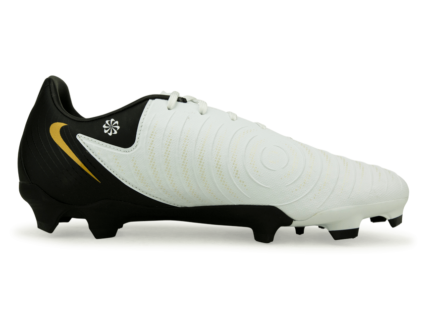 Nike Men's Phantom GX II Academy FG/MG White/Black/Gold Side
