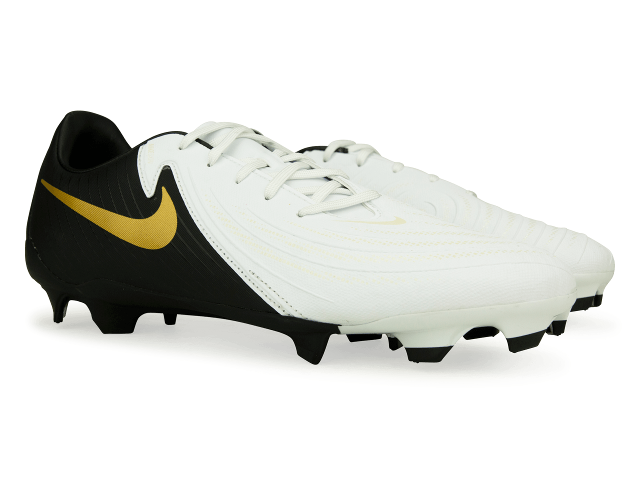 Nike Men's Phantom GX II Academy FG/MG White/Black/Gold Together