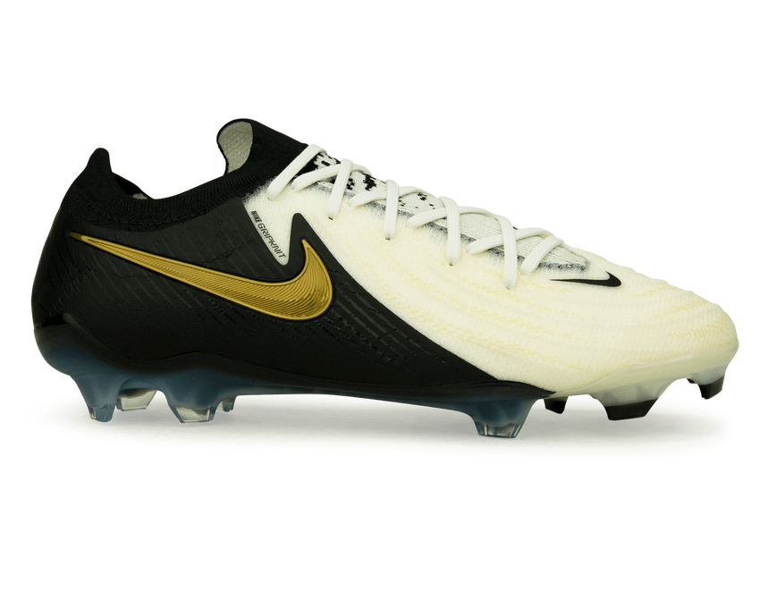 Nike Men's Phantom GX II Elite FG White/Black/Gold – Azteca