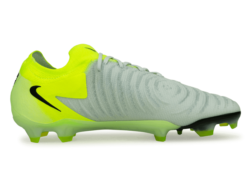 Nike Men's Phantom GX II Elite FG Metallic Silver/Black/Volt Side