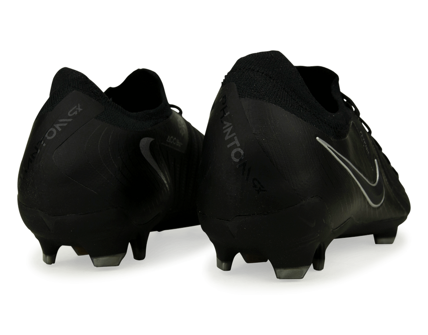 Nike Men's Phantom GX II Pro FG Black/Black Rear