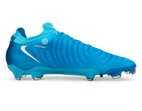 Nike Men's Phantom GX II Pro FG Blue Fury/White Side
