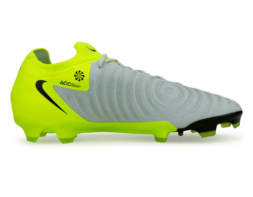 Nike Men's Phantom GX II Pro FG Silver/Black/Volt Side