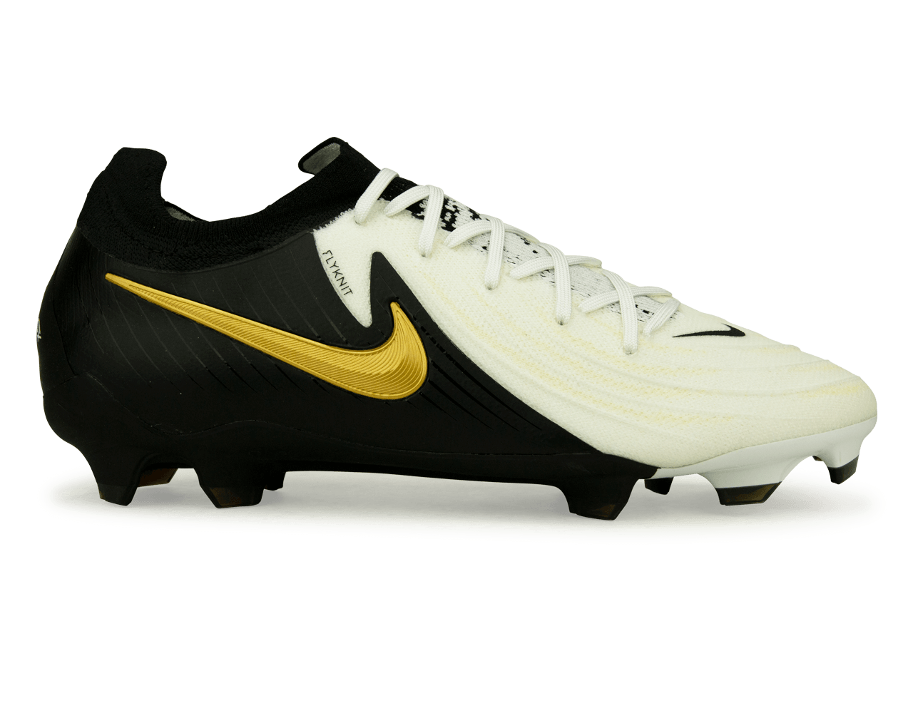 Nike Men's Phantom GX II Pro FG White/Black/Gold – Azteca Soccer