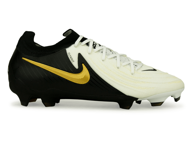 Nike Men s Phantom GX II Pro FG White Black Gold Azteca Soccer