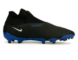 Nike Men's Phantom GX Pro DF FG Black/Blue SIde