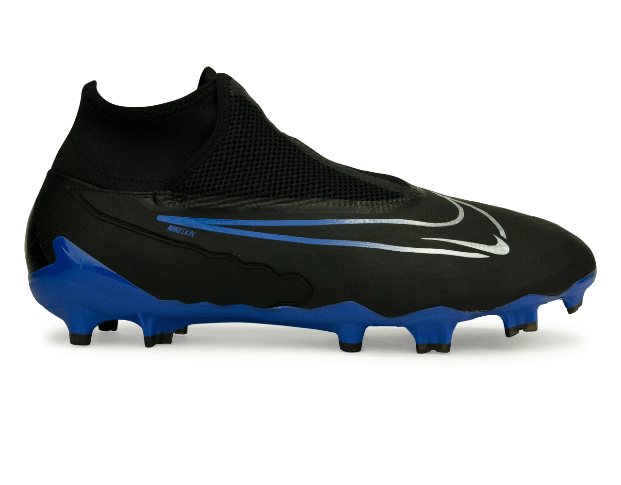 Nike Men's Phantom GX Pro DF FG Black/Blue – Azteca Soccer Nike Men's Phantom GX Pro DF FG Black/Blue – Azteca Soccer