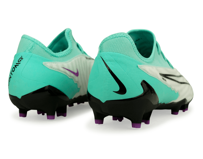 Nike Men's Phantom GX Pro FG Turquoise/Black/Purple Rear