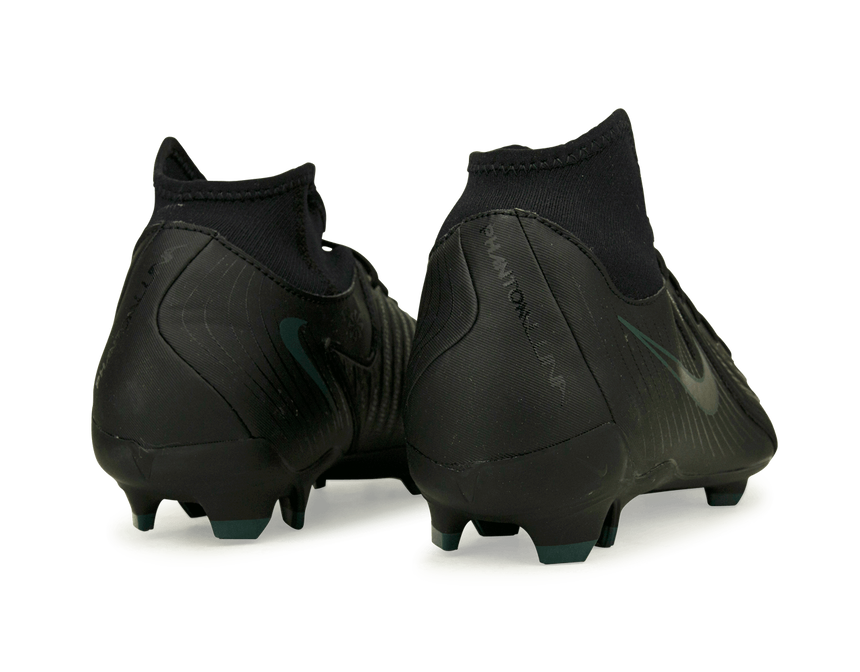 Nike Men's Phantom Luna II Academy FG/MG Black/Deep Jungle Rear
