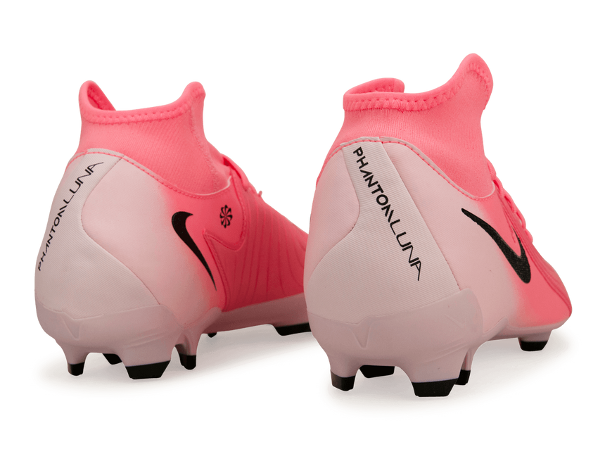 Nike Men's Phantom Luna II Academy FG/MG Sunset Pulse/Black Rear