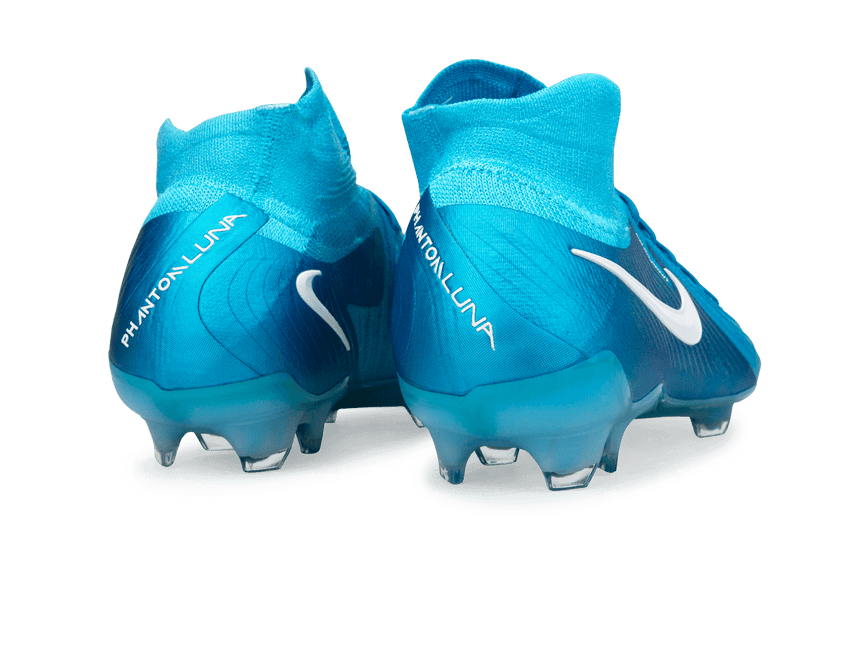 Nike Men's Phantom Luna II Elite FG Blue Fury/White Heel