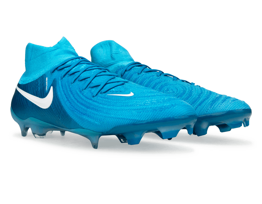Nike Men's Phantom Luna II Elite FG Blue Fury/White Pair