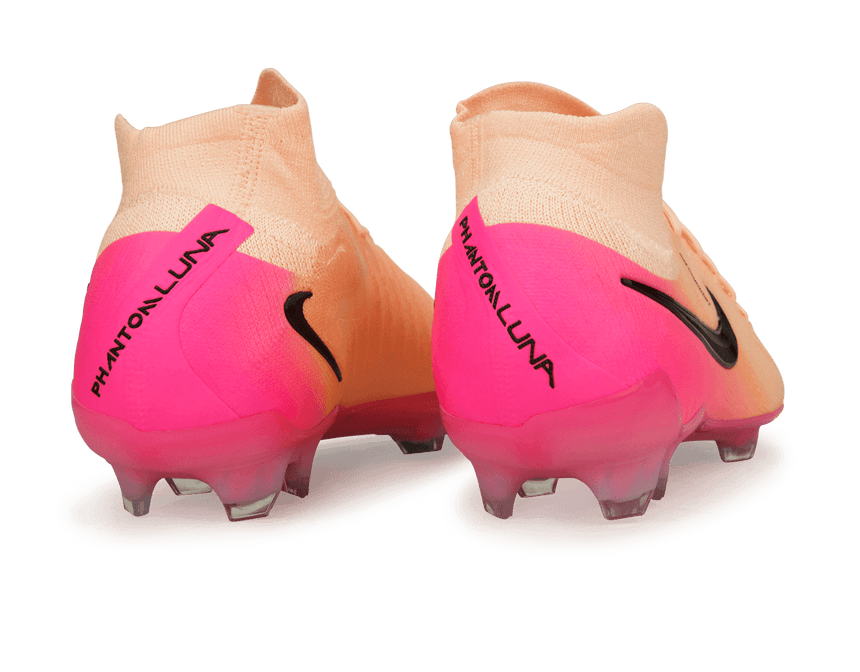 Nike Men's Phantom Luna II Elite FG Crimson Tint/Pink Blast Heel