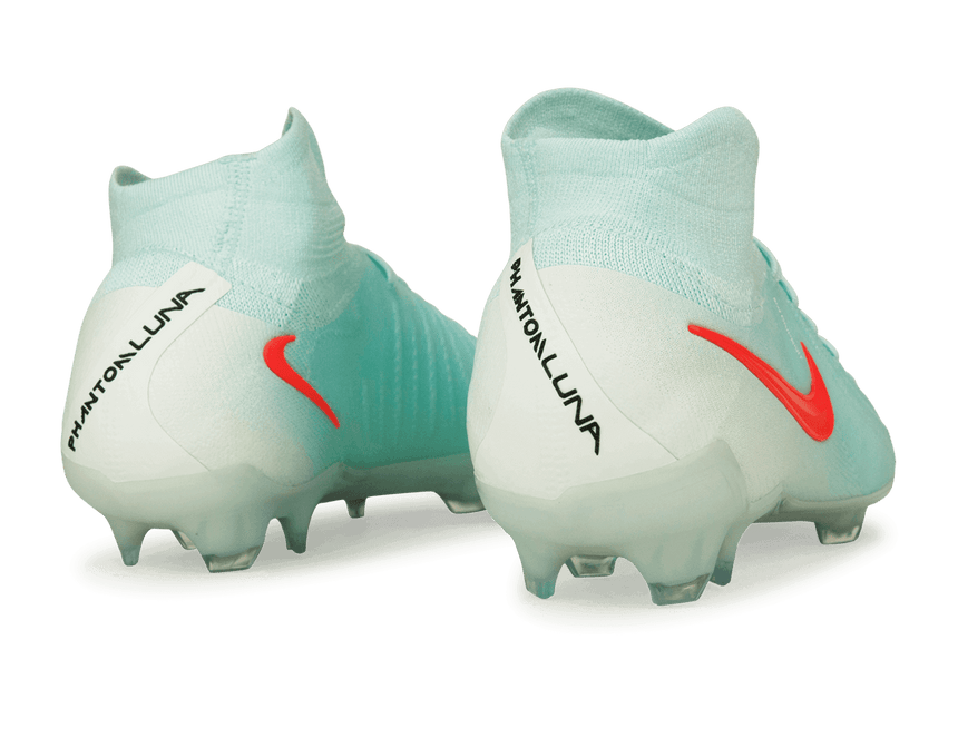 Nike Men's Phantom Luna II Elite FG Mint/Red Rear
