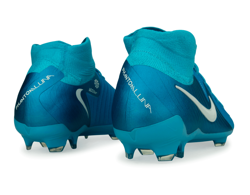 Nike Men's Phantom Luna II Pro FG Blue Fury/White – Azteca Soccer Nike Men's Phantom Luna II Pro FG Blue Fury/White – Azteca Soccer