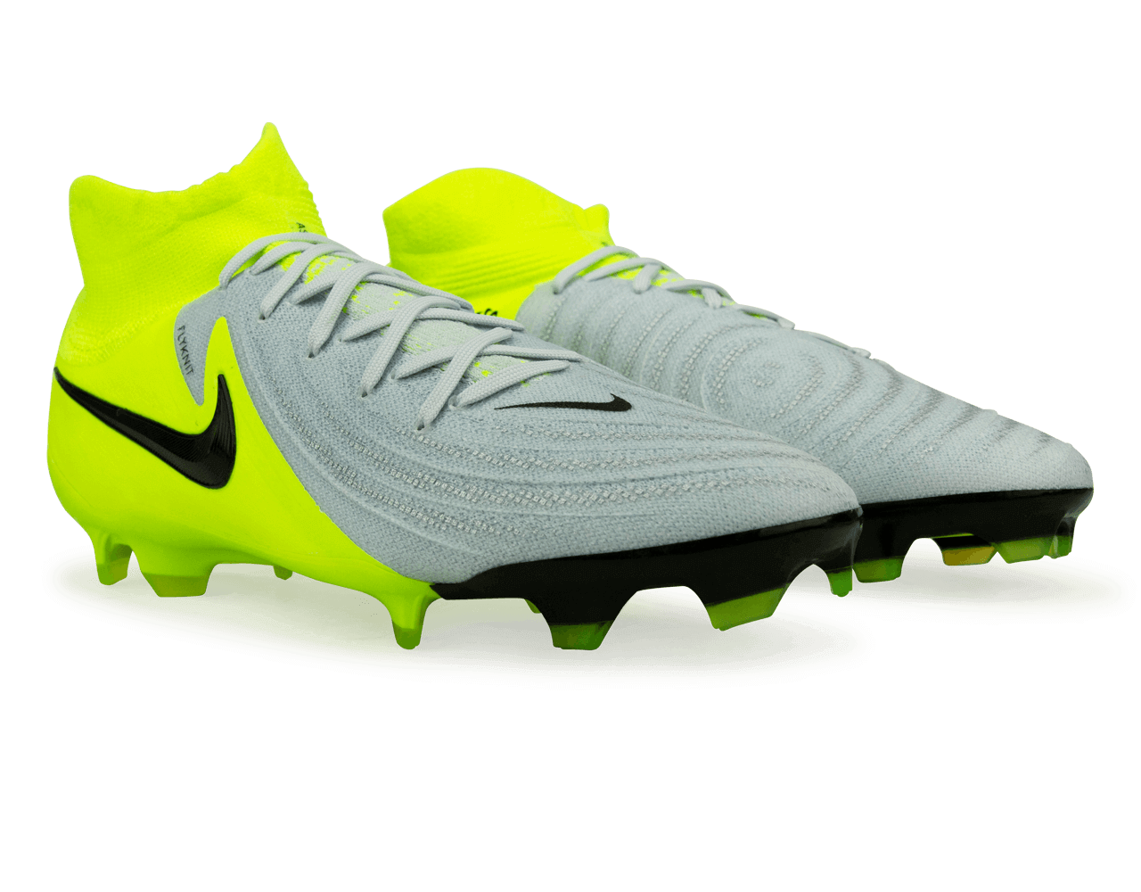 Nike Men's Phantom Luna II Pro FG Silver/Black/Volt – Azteca Soccer