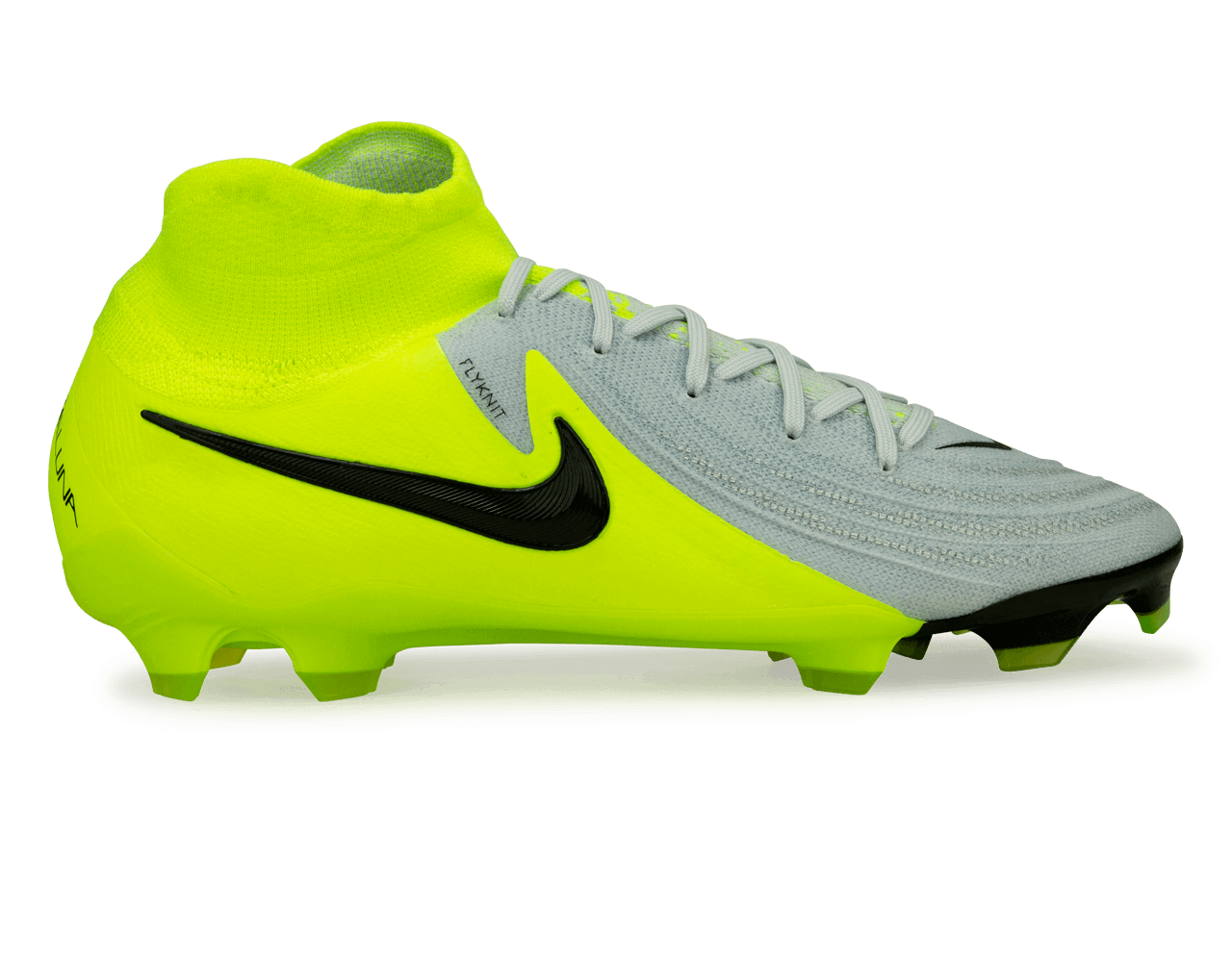 Nike Men's Phantom Luna II Pro FG Silver/Black/Volt – Azteca Soccer