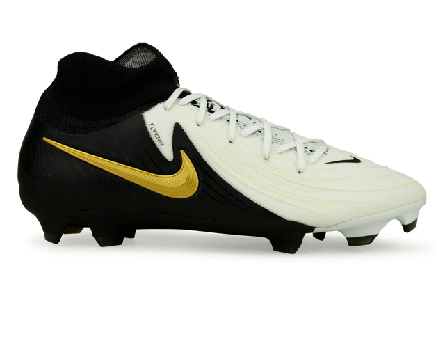 Nike Men's Phantom Luna II Pro FG White/Black/Gold – Azteca Soccer