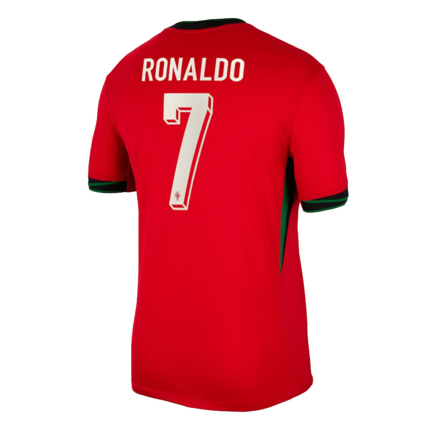 Nike Men's Portugal 2024/25 Home Jersey w/ Ronaldo #7 Printing Back
