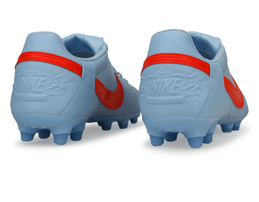 Nike Men's Premier III FG Royal Tint/Bright Crimson Rear