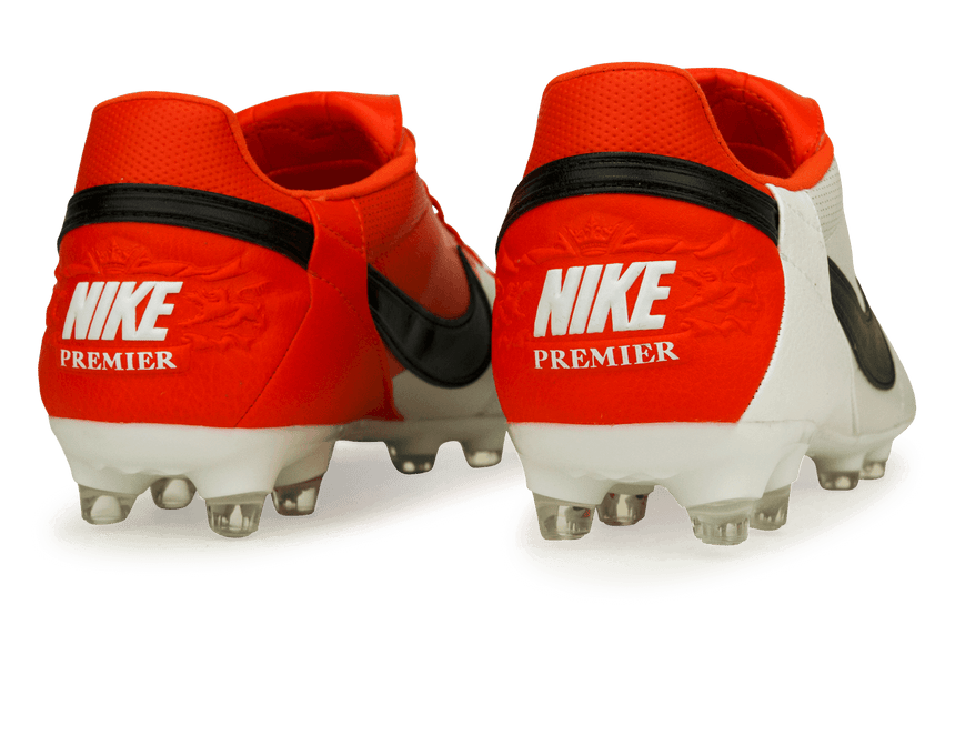 Nike Mens's Premier III FG Team Orange/White/Black Rear