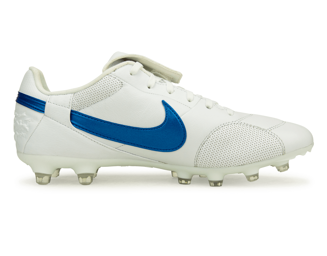 Nike Premier III FG Soccer Cleats White Signal Blue Size 8 M 9.5 W