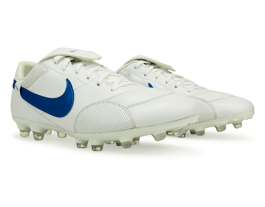 Nike Men's Premier III FG White/Signal Blue Together