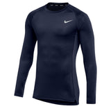 Nike Men's Pro Long Sleeve Top Navy Front